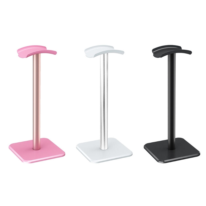 Black Pink Silver Metal Headphone Holder Rack, Gamer Headset Stand, Aluminum