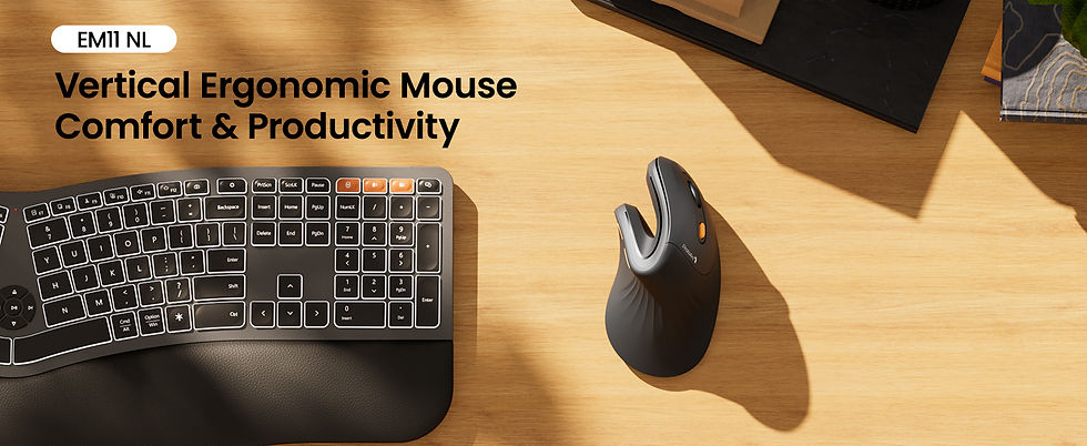 Ergonomic Mouse Wireless Vertical Mouse or Computer iPad Mac Windows 3 Adjustabl