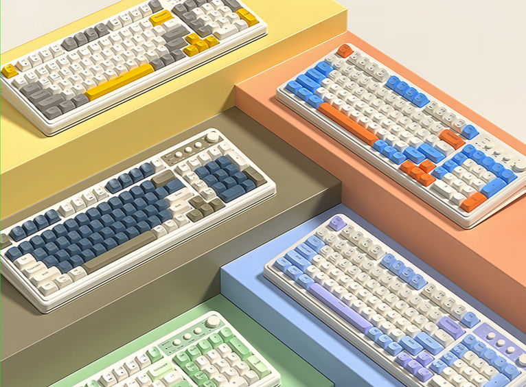 Three mode wireless keyboard wired Bluetooth Mouse Multimedia gaming office 98ke