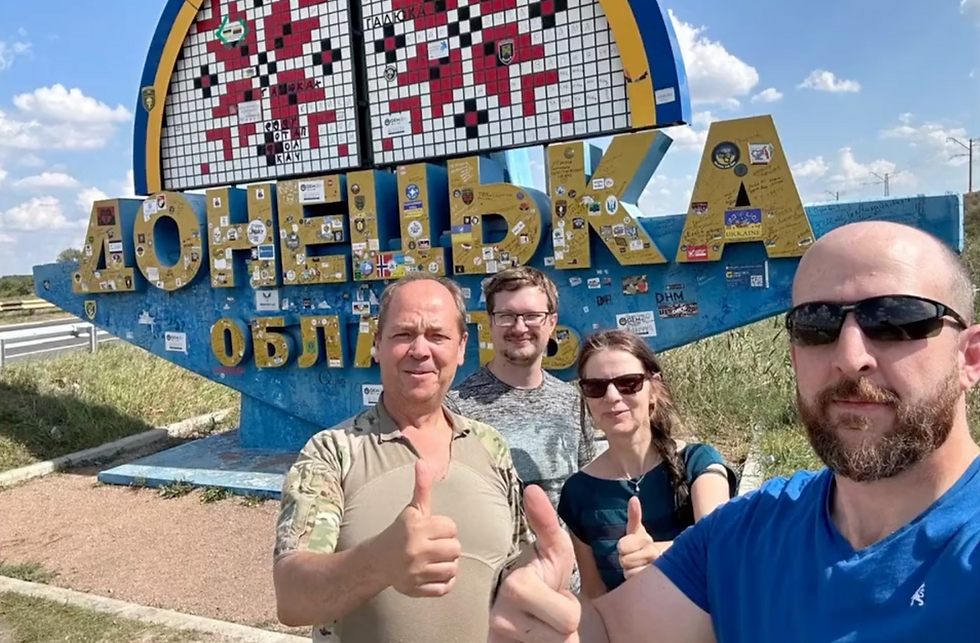 Yuri on far left, Sytske in the middle