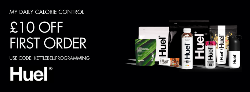 Discount code for Huel. Site wide discount on all Huel products