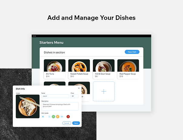 Wix Restaurants Menus | Wix App Market | Wix.com