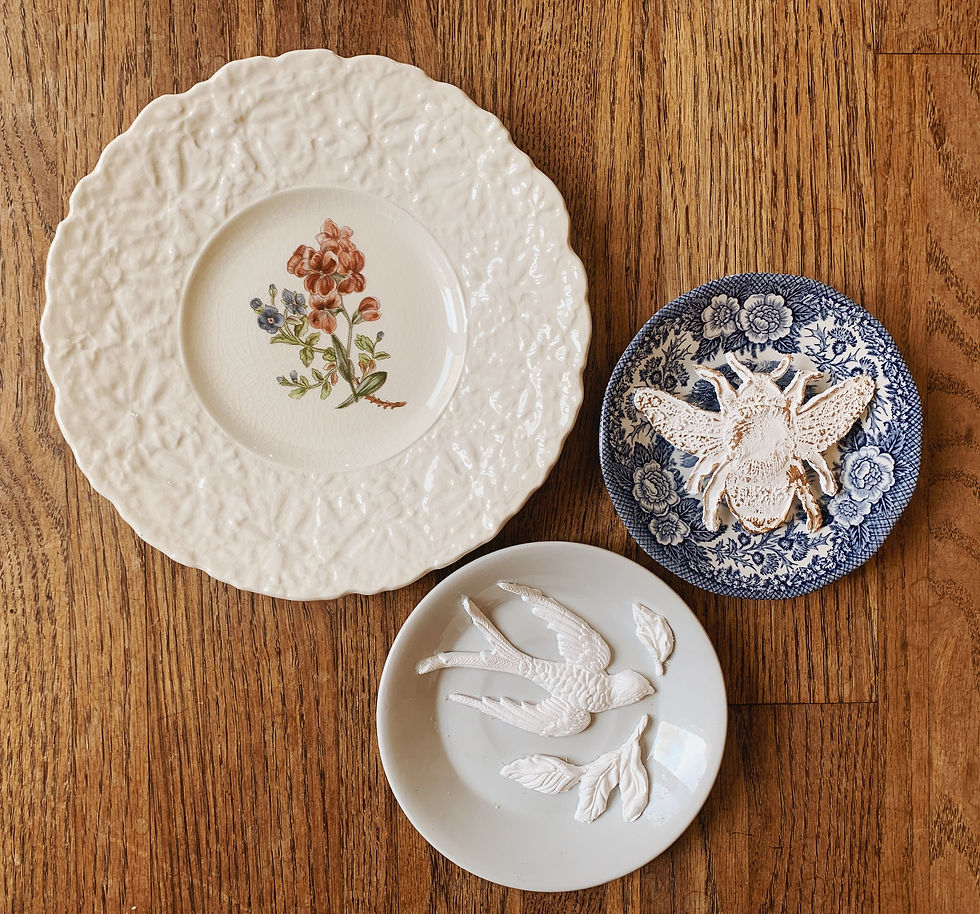 DIY Class | Vintage Plates & Clay