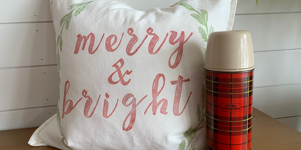 Stamped Pillow | Christmas Edition
