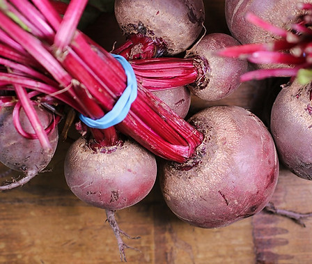 Here is the Early Wonder Tall Top Red Beet, Beta vulgaris. It is a Biennial and has been a favorite since the 90's! They are a dark red beet with higher sugar content that makes the best juice. They get to around 2.5 inches round but can get much larger in loose an loamy soils. This verity is best for canning, soups or juicing. The leaves are great in salads and can be juiced as well. The juice is very sweet and has a smooth flavor. great when mixed with carrot, apple and a twist of ginger! We also recommend this variety as a microgreen and sprouts. Open pollinated 50 to 60 days till harvest or let it winter over for seed.