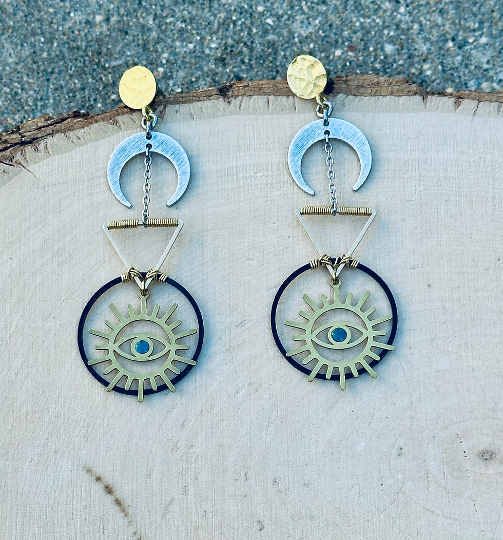 Thumbnail: Proteus's Evil Eye Earrings