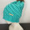 Thumbnail: Sea Foam Blue/Green Spiral Knit Hat