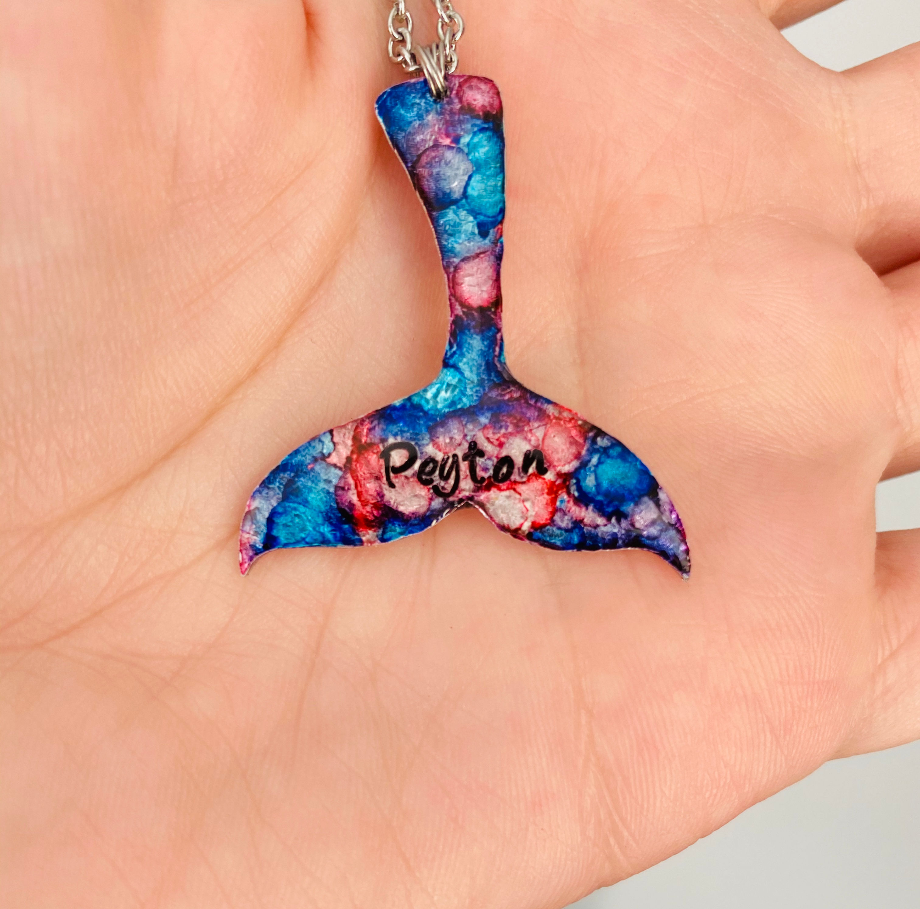 Customizable Mermaid Tail Necklace