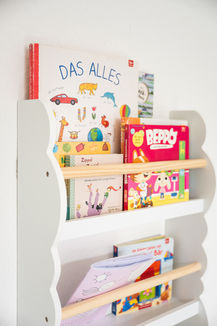 Bild von Büchern in der Kinderecke