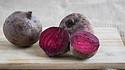 Here is the Detroit Dark Red Beet, Beta vulgaris. It is a Biennial and has been a favorite since the 1890's! They are a dark red beet with high sugar content that makes the best juice. They get to around 3 inches round but can get much larger in loose an loamy soils. This verity is best for canning or juicing. The leaves are great in salads and can be juiced as well. The juice is very sweet and has a smooth flavor. great when mixed with carrot, apple and a twist of ginger! We also recommend this variety as a microgreen and sprouts. Open pollinated 50 to 60 days till harvest or let it winter over for seed.