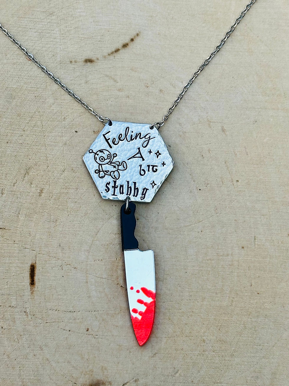 Thumbnail: Feeling a Bit Stabby Necklace 
