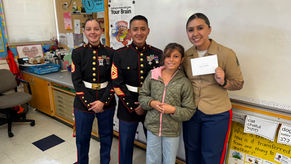 Wine Country Marines & San Mateo County SAL Partner with Almond Elementary School