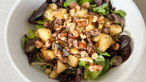Spiced Apple and Sausage Salad - dairy free : gluten free : refined sugar free : paleo