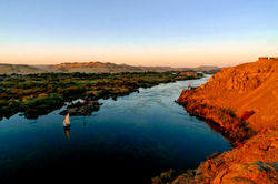 river Nile cataracts, near Assuan