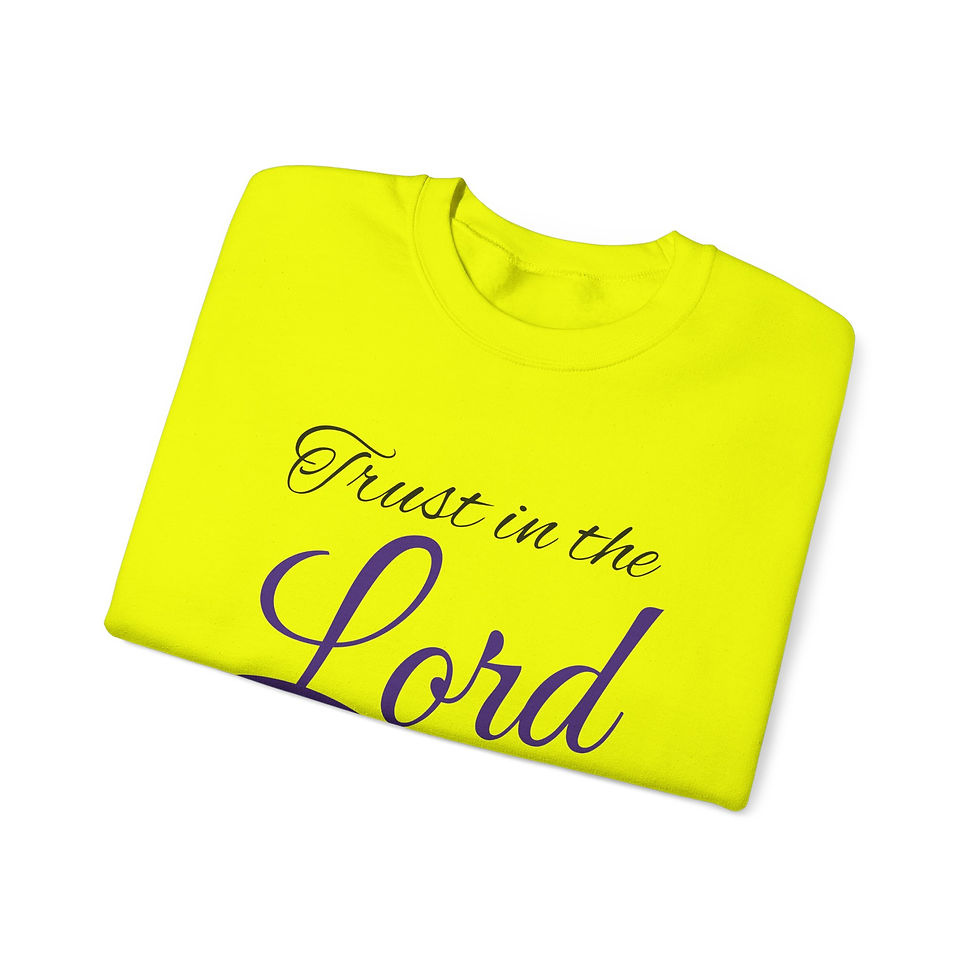 Thumbnail: Christian Sweatshirt Trust in the Lord Proverbs 3:5
