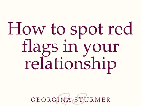 How to spot red flags in your relationship