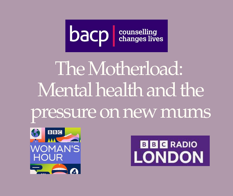 The Motherload: Mental health and the pressure on new mums