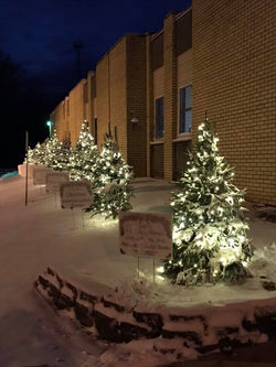 Parking Lot Side of building
