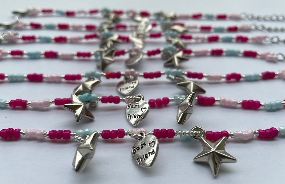 handgemaakte kralen armbandjes die uit de best friend armbandjes met bedels