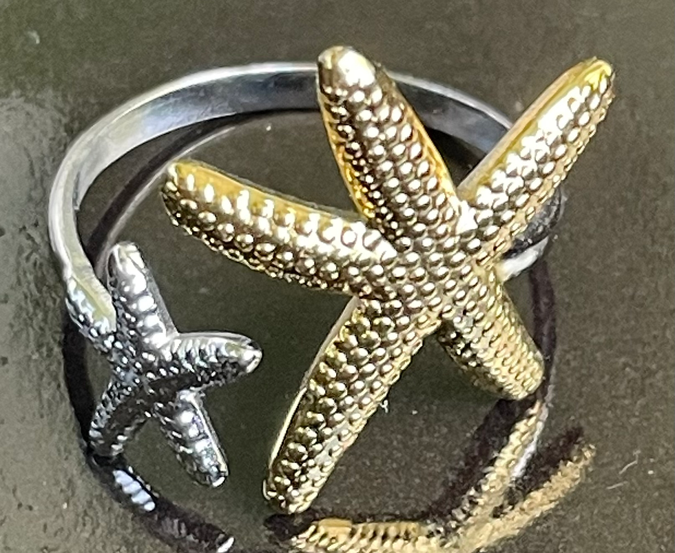 Thumbnail: Zeesterren ring