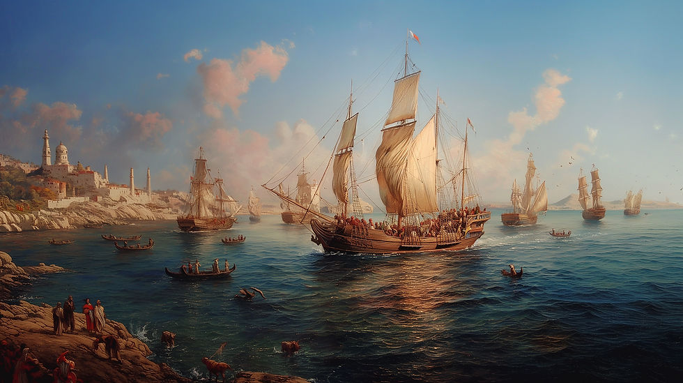Indian Trading Ships in Southeast Asia