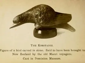 19. Could this finely carved serpentine bird, found beneath a manuka tree in 1878, be evidence of an ancient migration or trade route long forgotten?