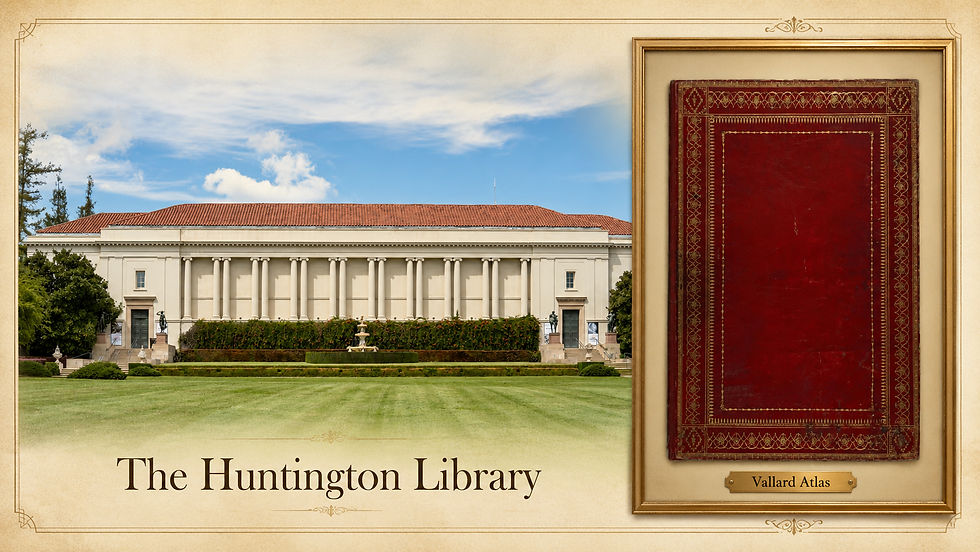 Vallard Atlas at The Huntington Library, San Marino, California.
