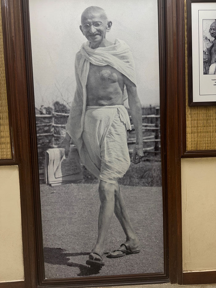 Mohandas Ghandi Marching for Freedom