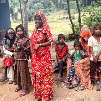 Women and Children in Rural Village