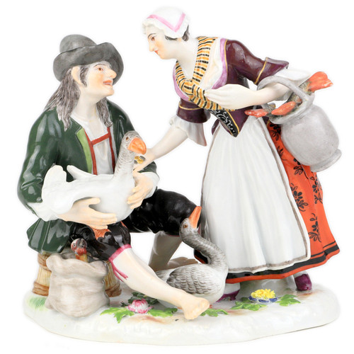 美品 】マイセン 猿の楽団 ハープ ピンク 1級品 美品 】マイセン 猿の