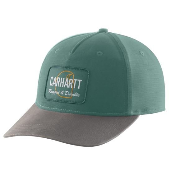 CARHARTT Canvas Rugged Patch Cap Slate Green