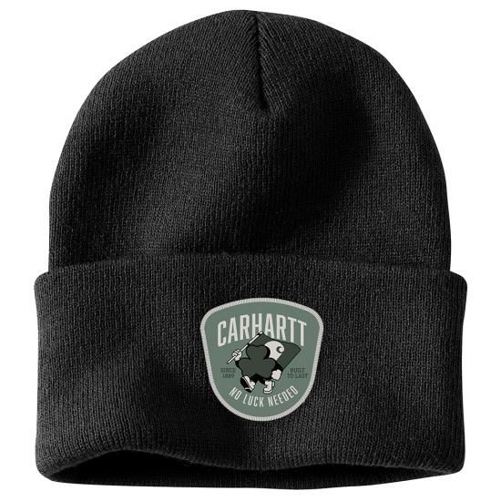 CARHARTT Knit Shamrock Patch Beanie