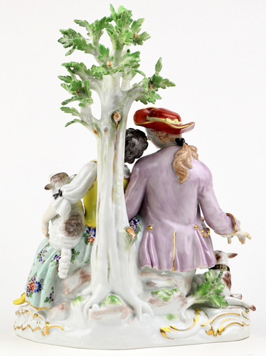 マイセン 古典 高額人形 フィギュア フィギュリン 羊飼いの恋人達