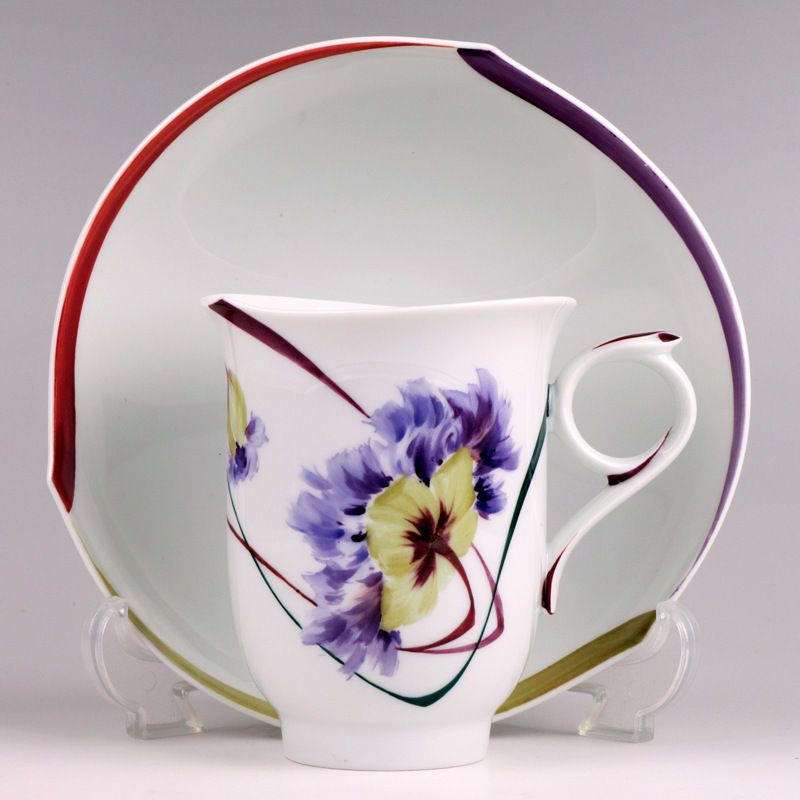 マイセン 波の戯れ ユーゲント 芥子 カップ＆ソーサ 1級 高額品