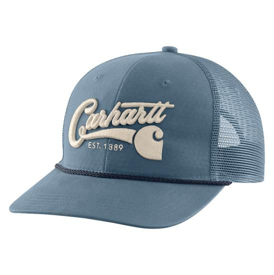 CARHARTT Canvas Mesh-Back Script Cap