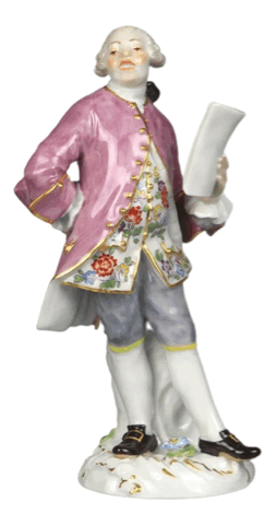 マイセン 世界限定 ペア人形 フィギュア フィギュリン 声楽家 ケンドラー 希少高額モデル 完売作品 男性