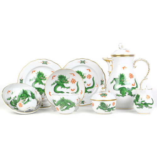 マイセン　龍　明朝ドラゴン　シノワズリ　プレート マイセン龍明朝ドラゴンシノワズリプレート