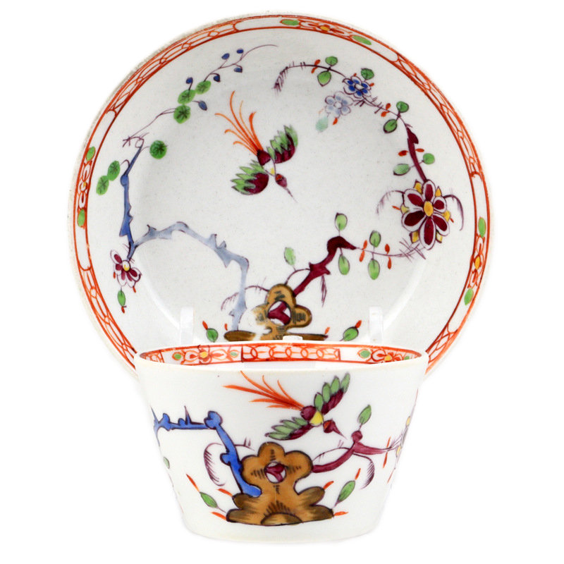 マイセン 金彩 柿右衛門写し 色絵岩菊牡丹絵図 花瓶 高さ21cm マイセン 柿右衛門様式 岩絵写し