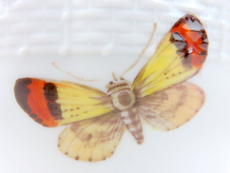 サムネイル： マイセン 最高峰 自然主義 オツィエ レリーフ 兼用 フルサイズ カップ＆ソーサー ブラウンズドルフ様式 特注 Nr.2