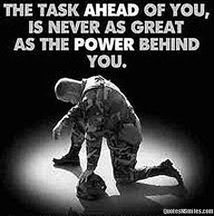 PRAYER AND THE BATTLEFIELD