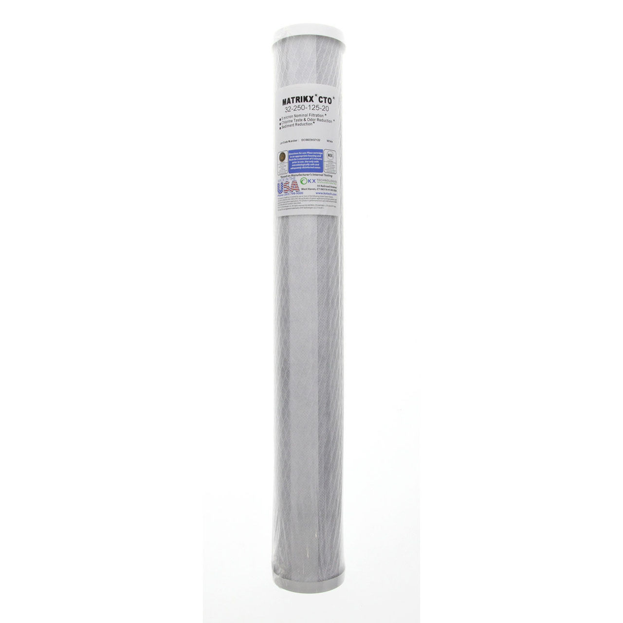 MATRIKX CTO Carbon Filter 20"