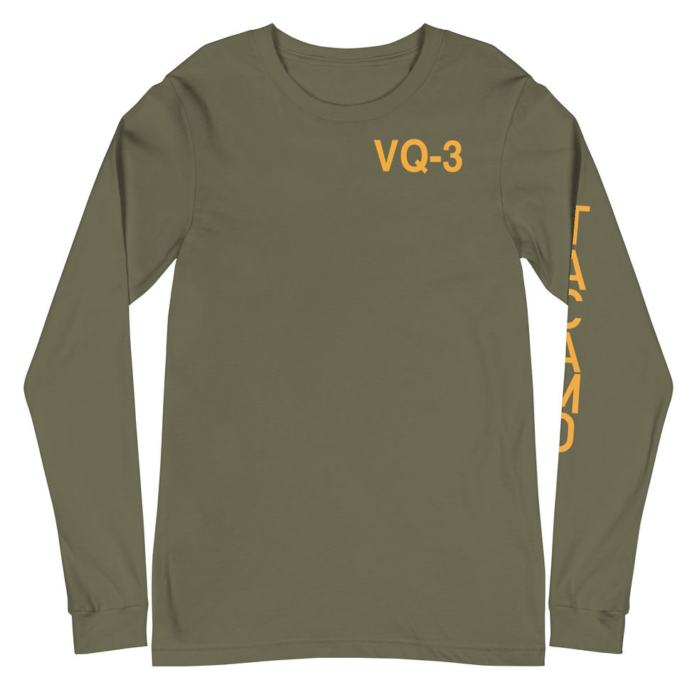 Thumbnail: TACAMO on Left sleeve &  VQ-3 / Unisex Long Sleeve Tee