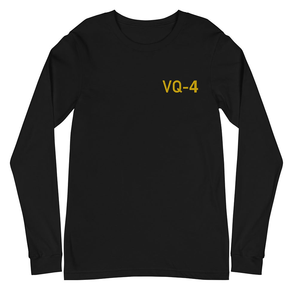 Thumbnail: Embroidered VQ-4 Unisex Long Sleeve Tee 
