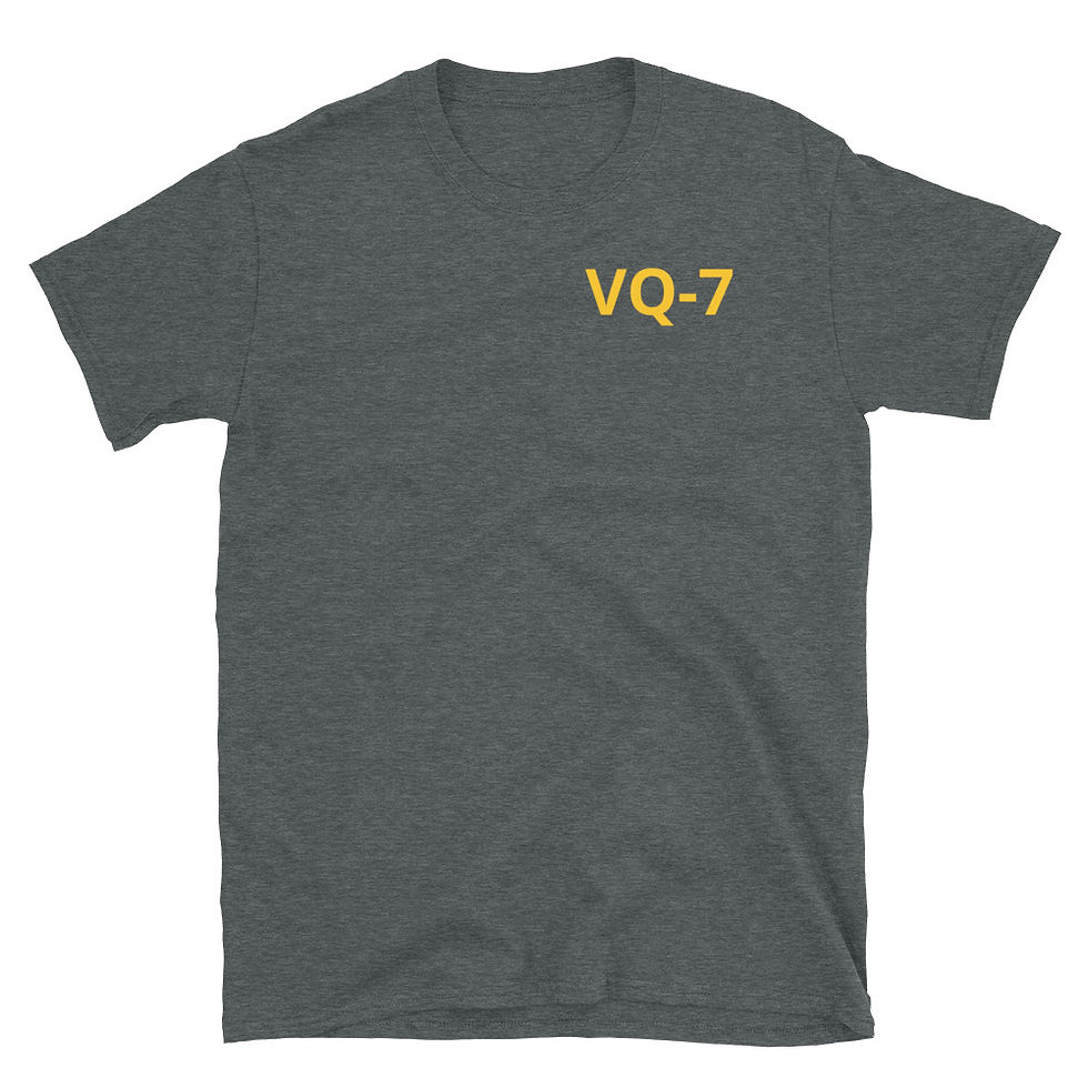 Thumbnail: VQ-7 & logo on back/ Short-Sleeve Unisex T-Shirt