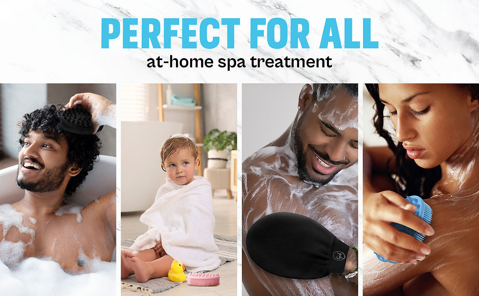 Thumbnail: LYOB's 5 pc Exfoliation Skin Set Serves As the Perfect Home Spa works will for all types of skin for All Ages and Skin Types