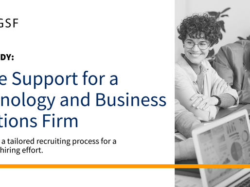 Case Study: Surge Support for a Technology and Business Solutions Firm