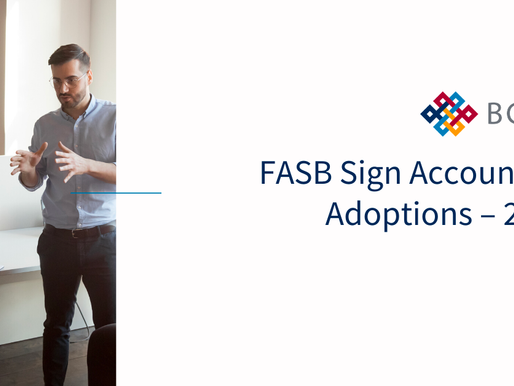 FASB Sign Accounting Adoptions – 2017