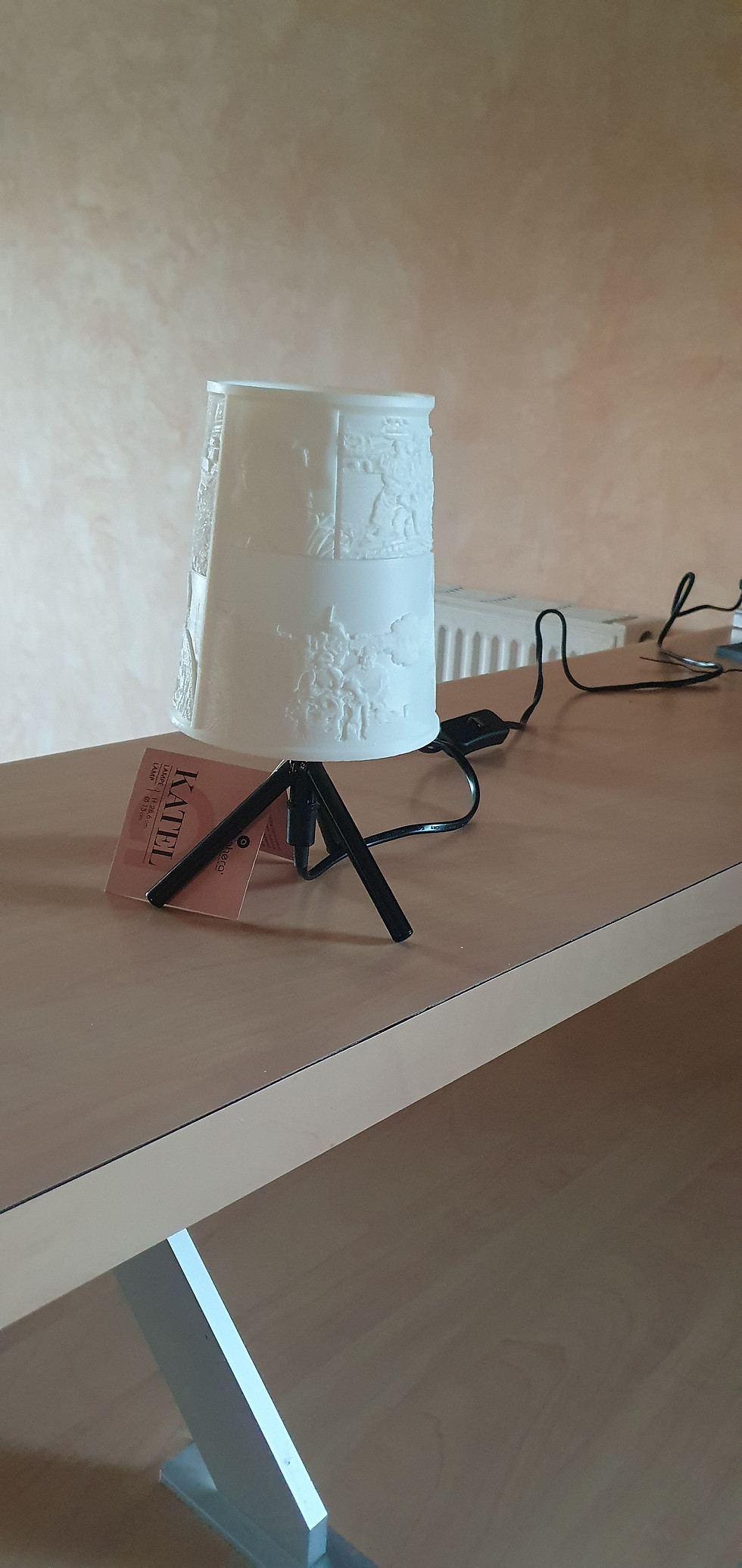 Miniature : LAMPE TREPIER ABAT JOUR CONIQUE