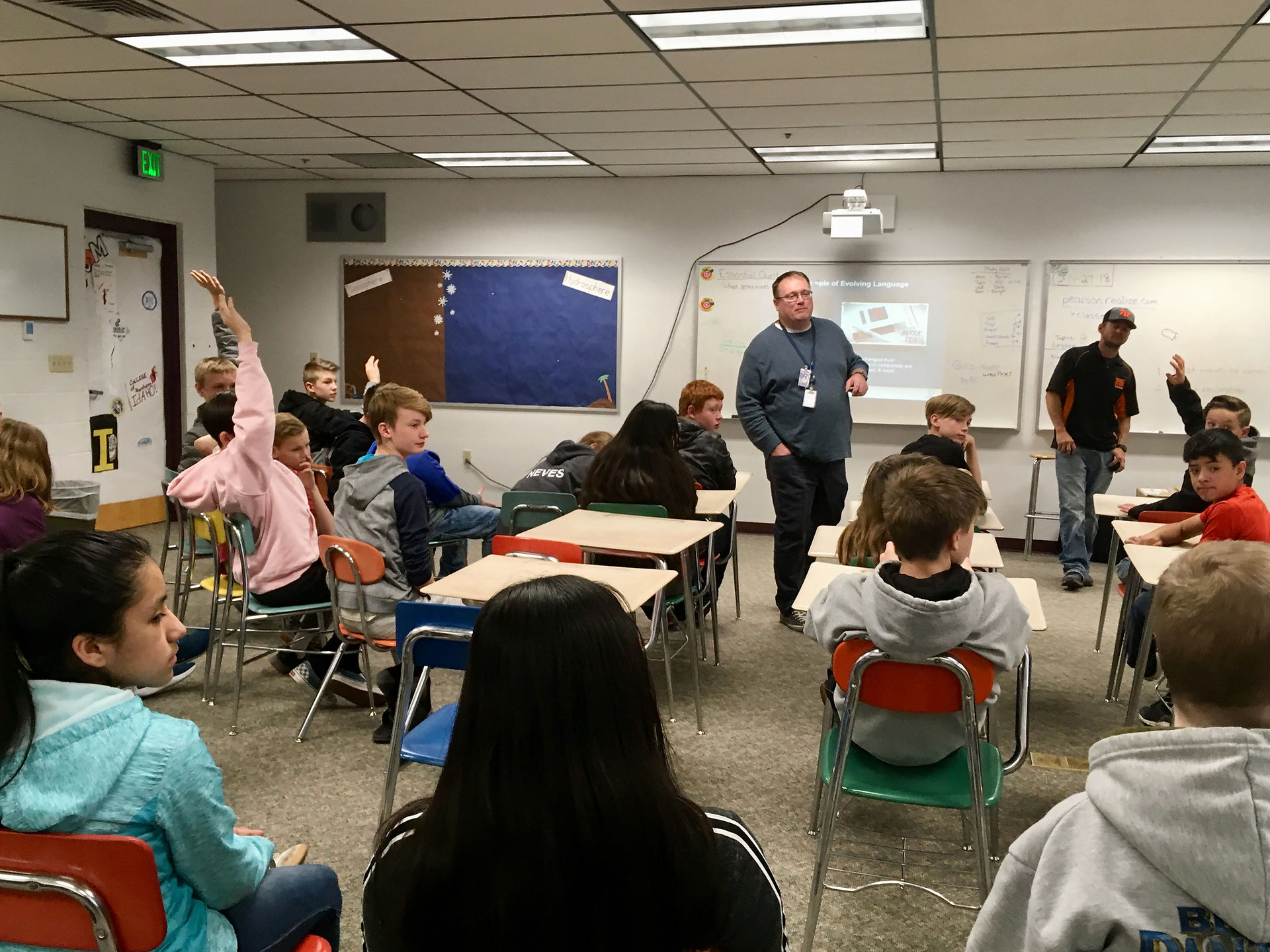 Cody Orchard, a Health Education Specialist from South Central Health District came to BMS to teach the students of the dangers of vaping.