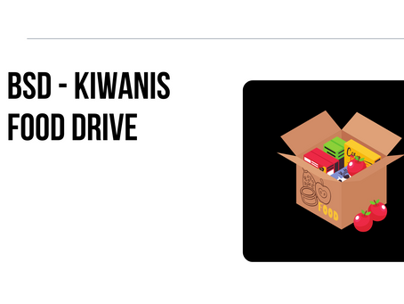 BSD - KIWANIS FOOD DRIVE